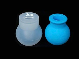 Molde silicona florerito bombe redondo